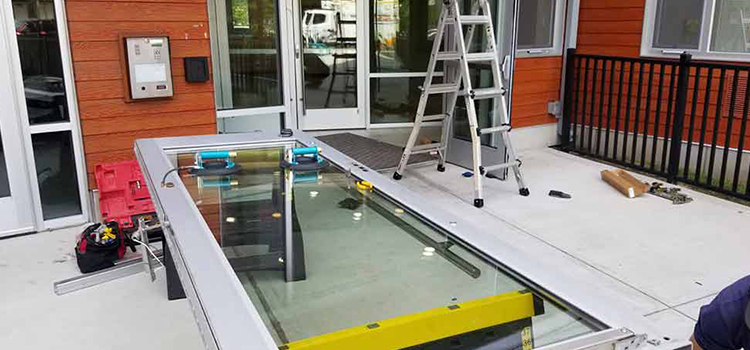 storefront door glass replacement Maywood